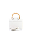 AURORA MINI WHITE SAFFIANO