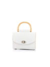 Aurora Mini White Saffiano