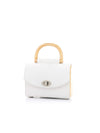 AURORA MINI WHITE SAFFIANO