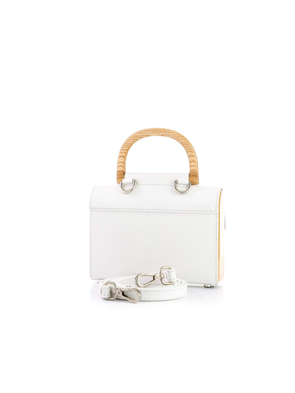 AURORA MINI WHITE SAFFIANO