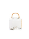 Aurora Mini White Saffiano
