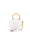 AURORA MINI WHITE SAFFIANO