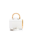Aurora Mini White Saffiano