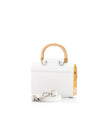 Aurora Mini White Saffiano