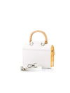 AURORA MINI WHITE SAFFIANO
