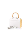 AURORA MINI WHITE SAFFIANO