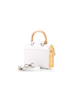 AURORA MINI WHITE SAFFIANO
