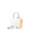 AURORA MINI WHITE SAFFIANO