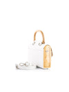 Aurora Mini White Saffiano