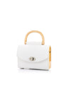 Aurora Mini White Saffiano