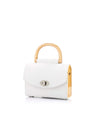 AURORA MINI WHITE SAFFIANO