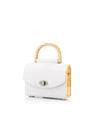 Aurora Mini White Saffiano