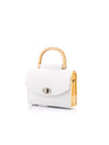 AURORA MINI WHITE SAFFIANO