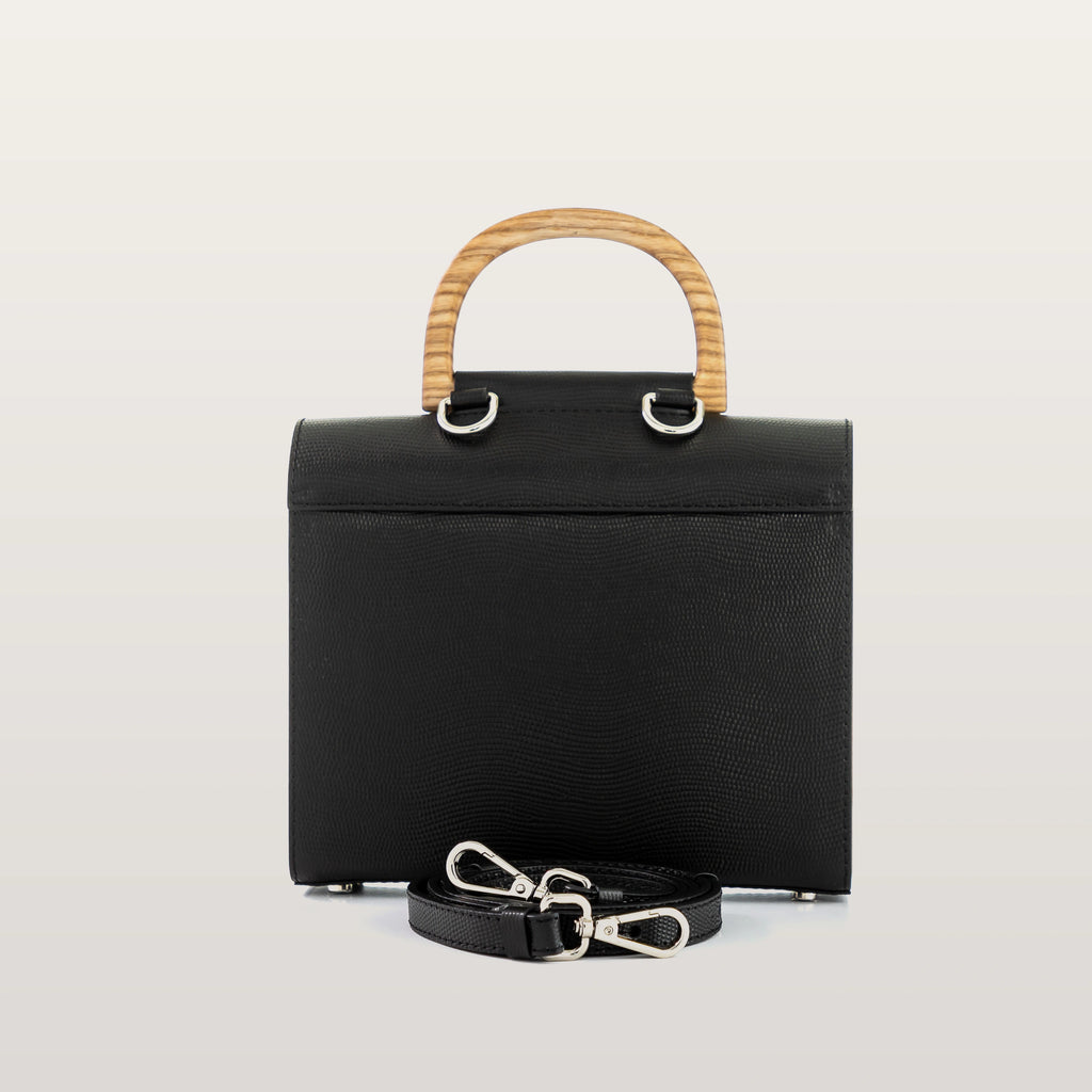 AURORA BLACK SAFFIANO