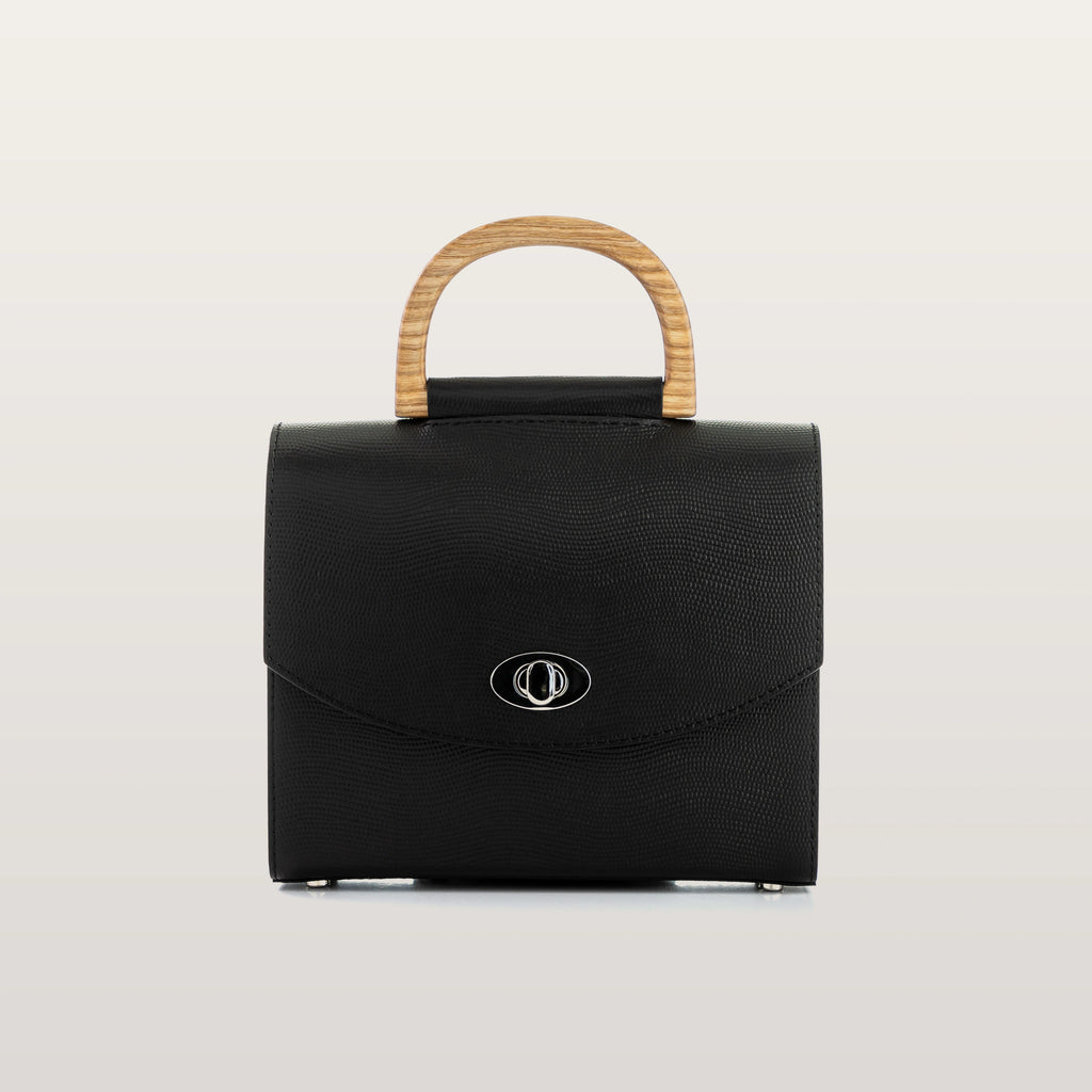 AURORA BLACK SAFFIANO