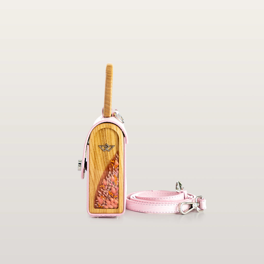 AURORA MINI РОЖЕВИЙ КРОКО