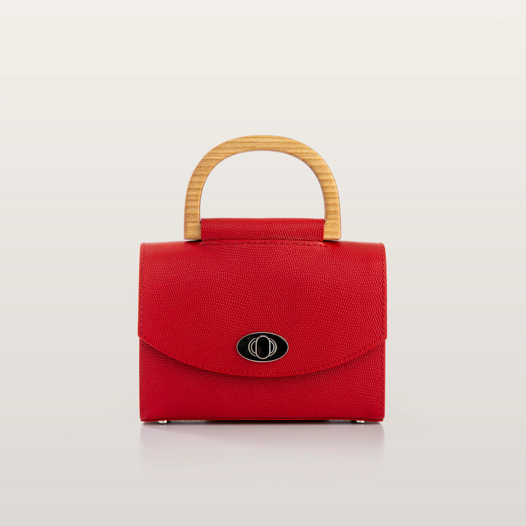 Aurora Mini Red Saffiano