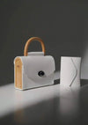 AURORA MINI WHITE SAFFIANO - BlackwoodUkraine