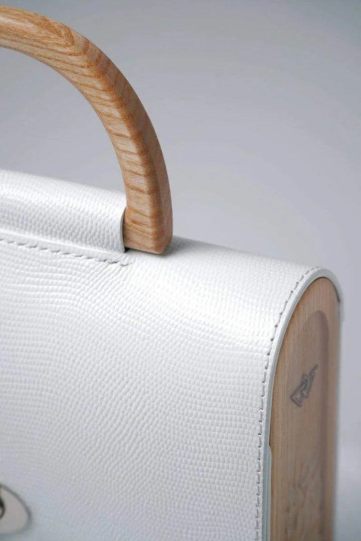 AURORA MINI WHITE SAFFIANO - BlackwoodUkraine