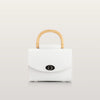 Aurora Mini White Saffiano
