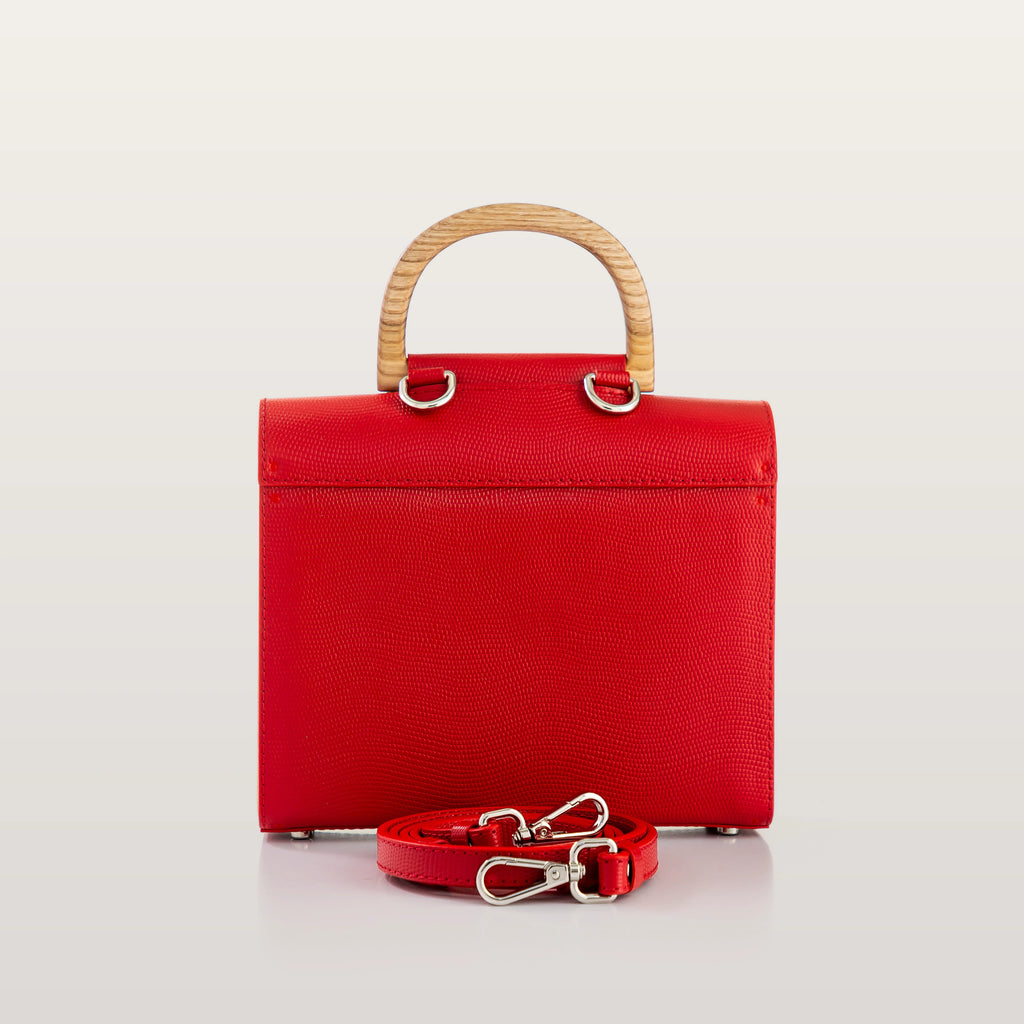 AURORA RED SAFFIANO