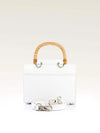 AURORA MINI WHITE SAFFIANO
