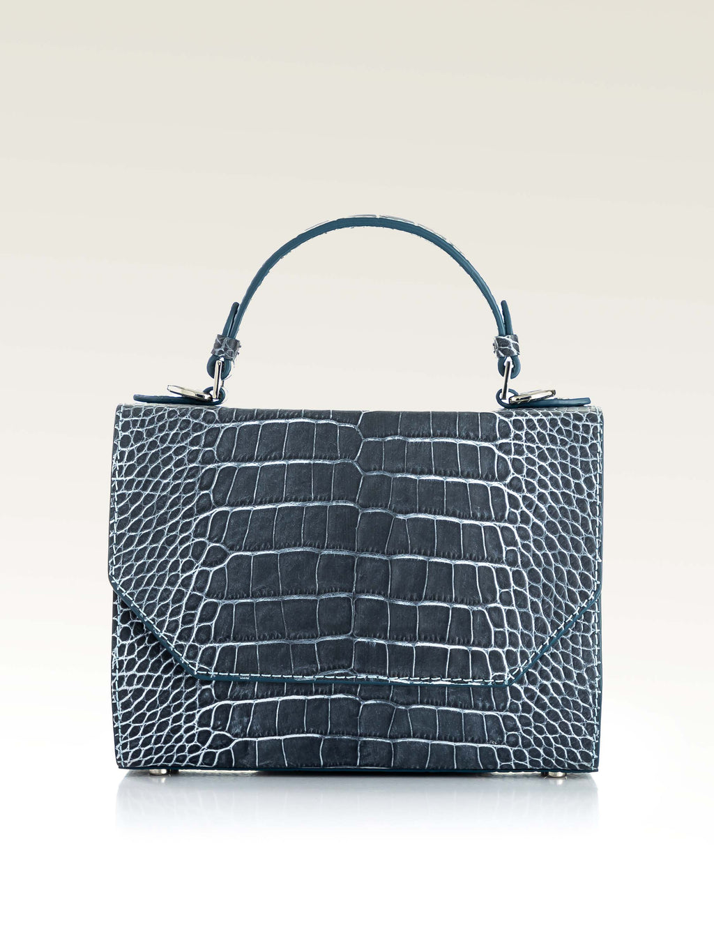 FJORD BLUE GRAPHITE CROCO