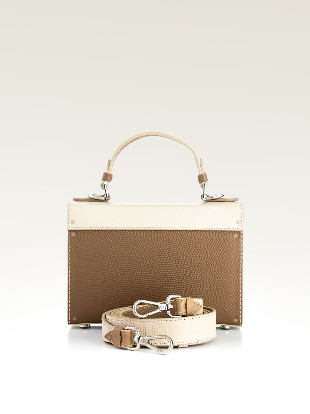 FJORD MINI BEIGE/CAPPUCCINO SAFFIANO