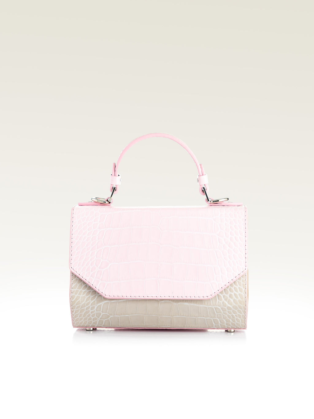 FJORD MINI PINK/BEIGE CROCO