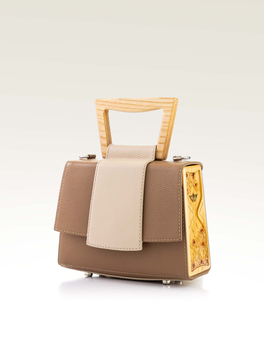 SANDY MINI BEIGE/CAPPUCCINO SAFFIANO