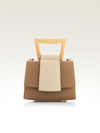 SANDY MINI BEIGE/CAPPUCCINO SAFFIANO