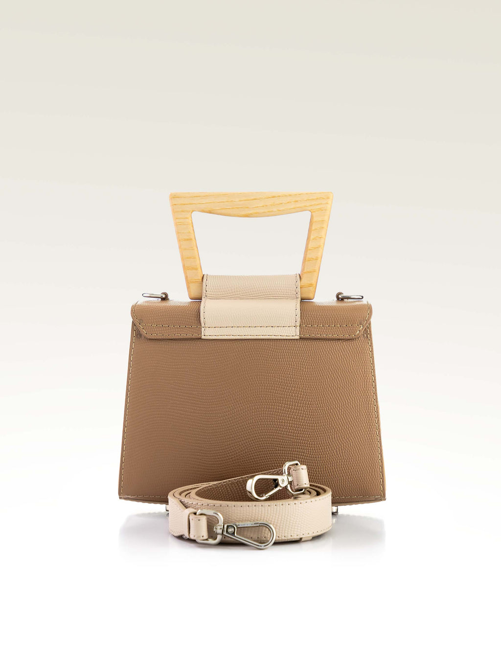 SANDY MINI BEIGE/CAPPUCCINO SAFFIANO