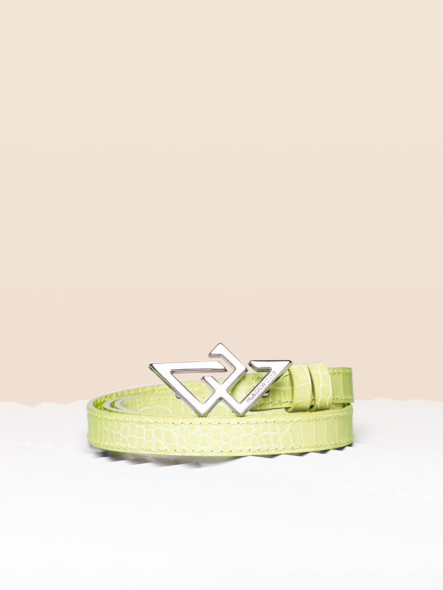 BELT LIME CROCO