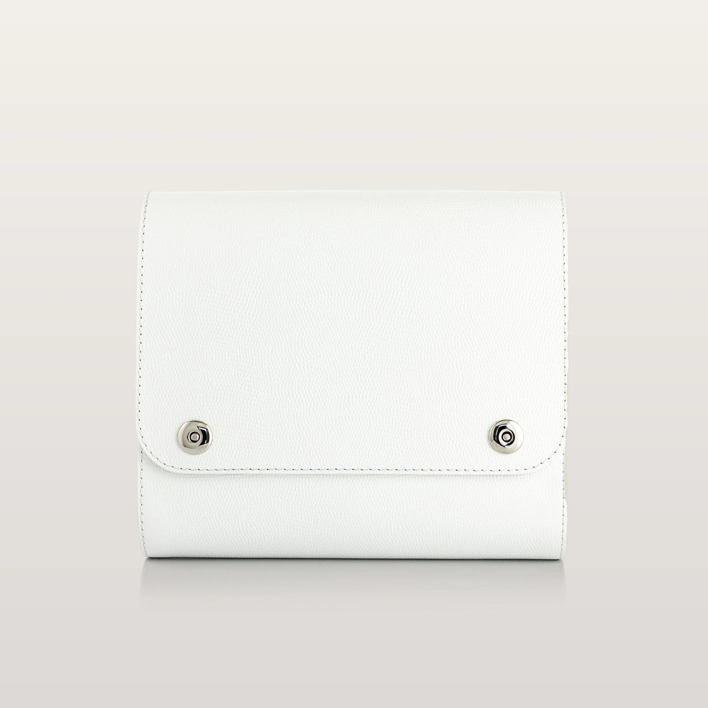 White leather bag 