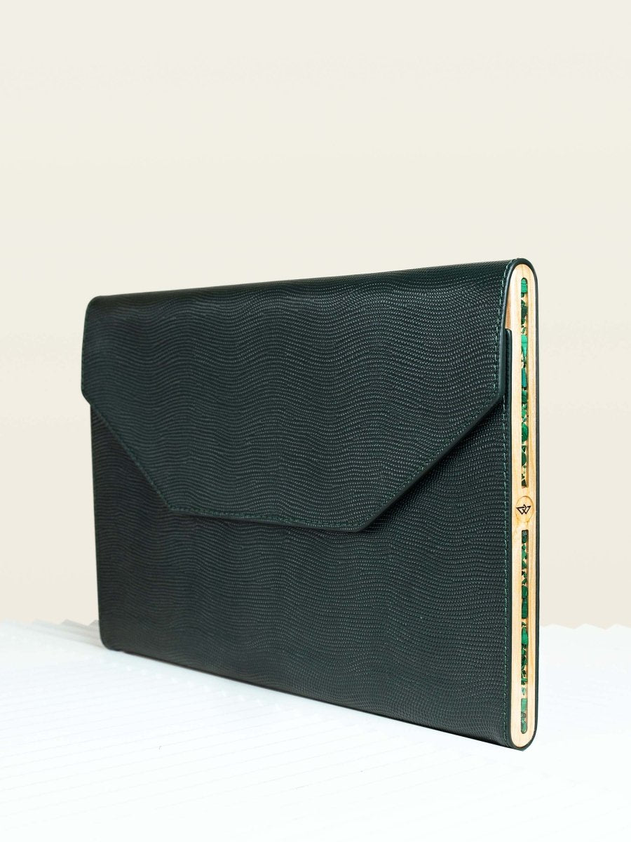 MacBook Case GREEN SAFFIANO