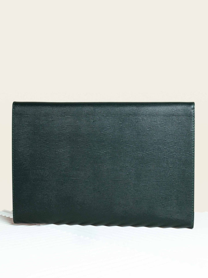 MacBook Case GREEN SAFFIANO