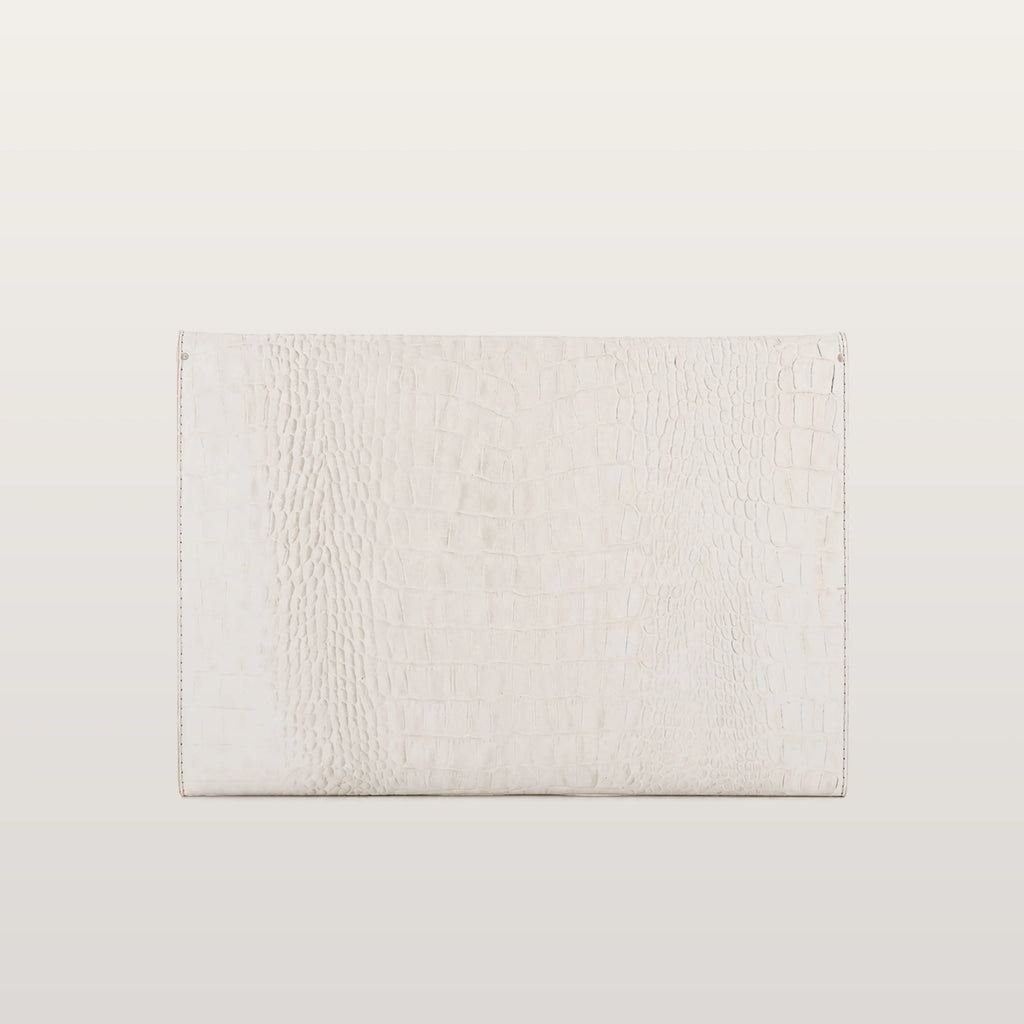 MacBook Case BEIGE CROCO