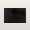 MacBook Case Black Croco -Blackwoodbags