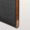 MacBook Case Black Croco -Blackwoodbags