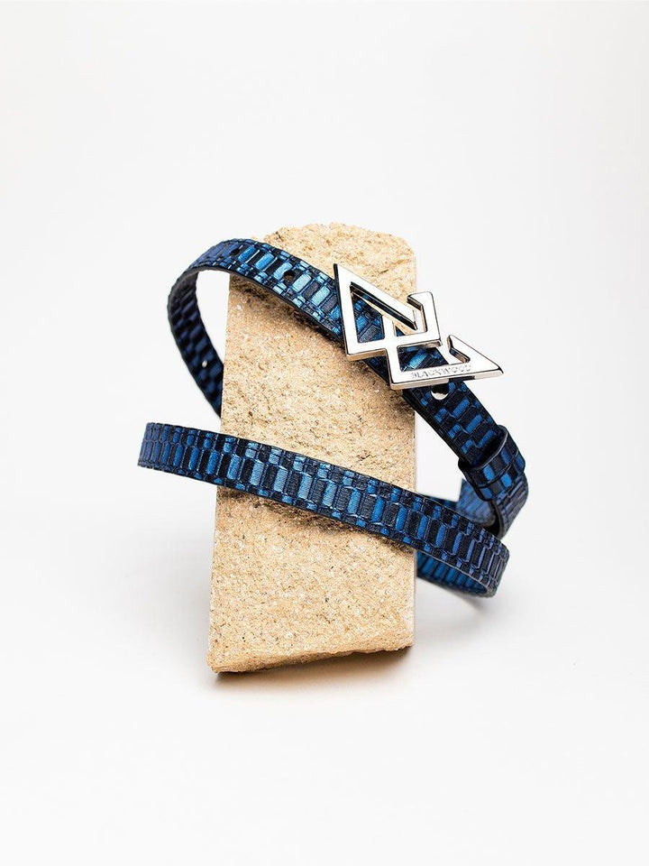 BELT BLUE BRAIDED