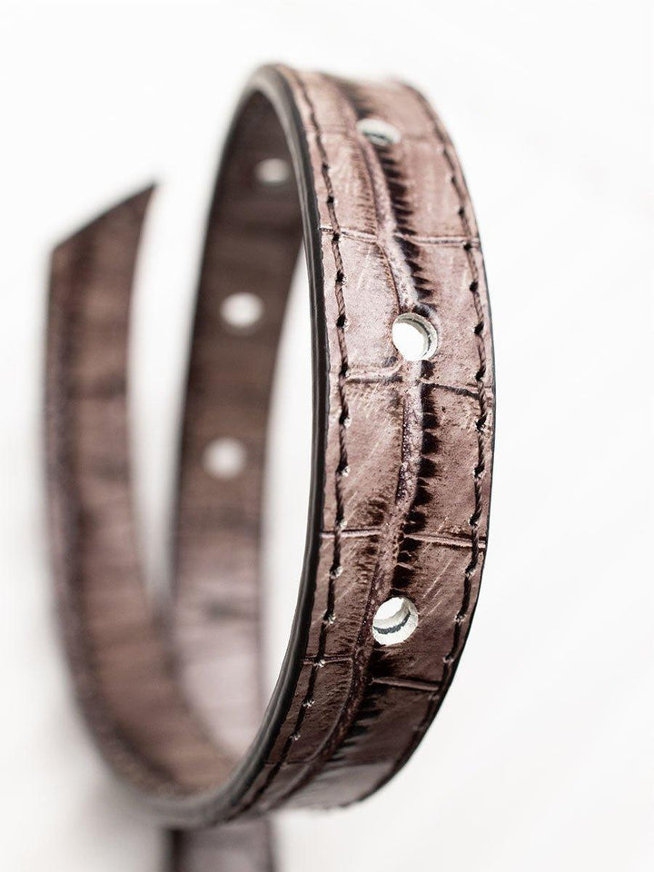 BELT DEEP BROWN CROCO