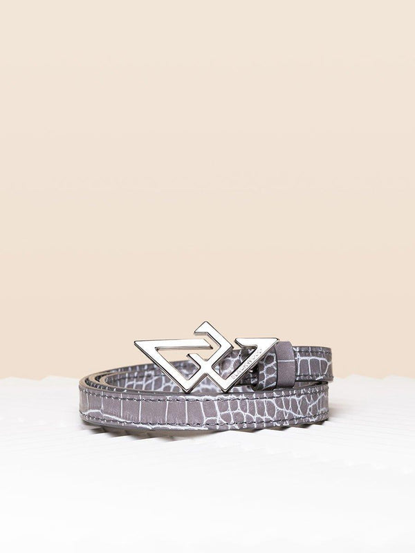 BELT GREY CROCO