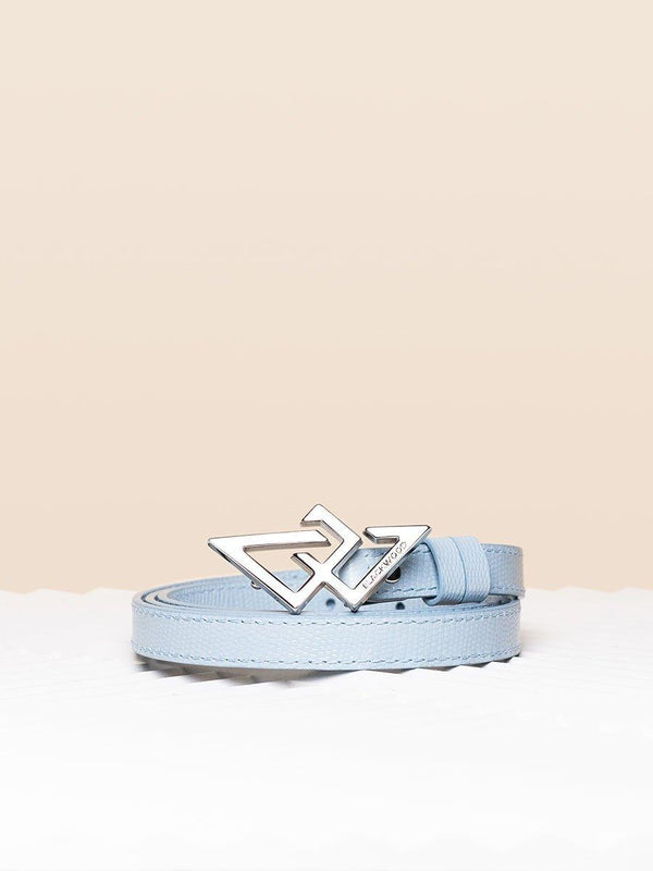 BELT LIGHT BLUE SAFFIANO Light Blue