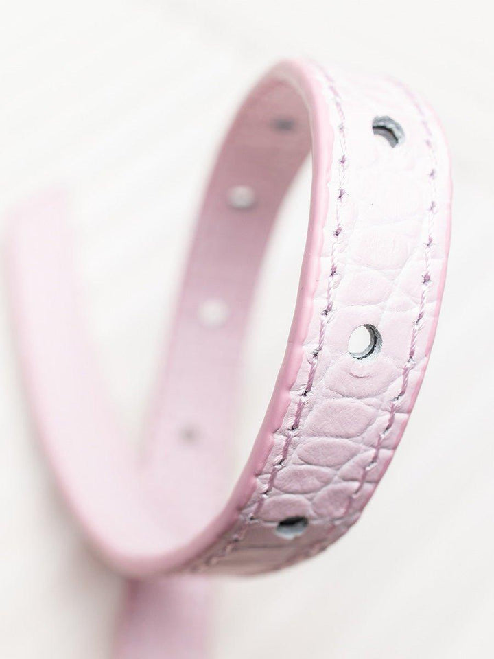 BELT PINK CROCO