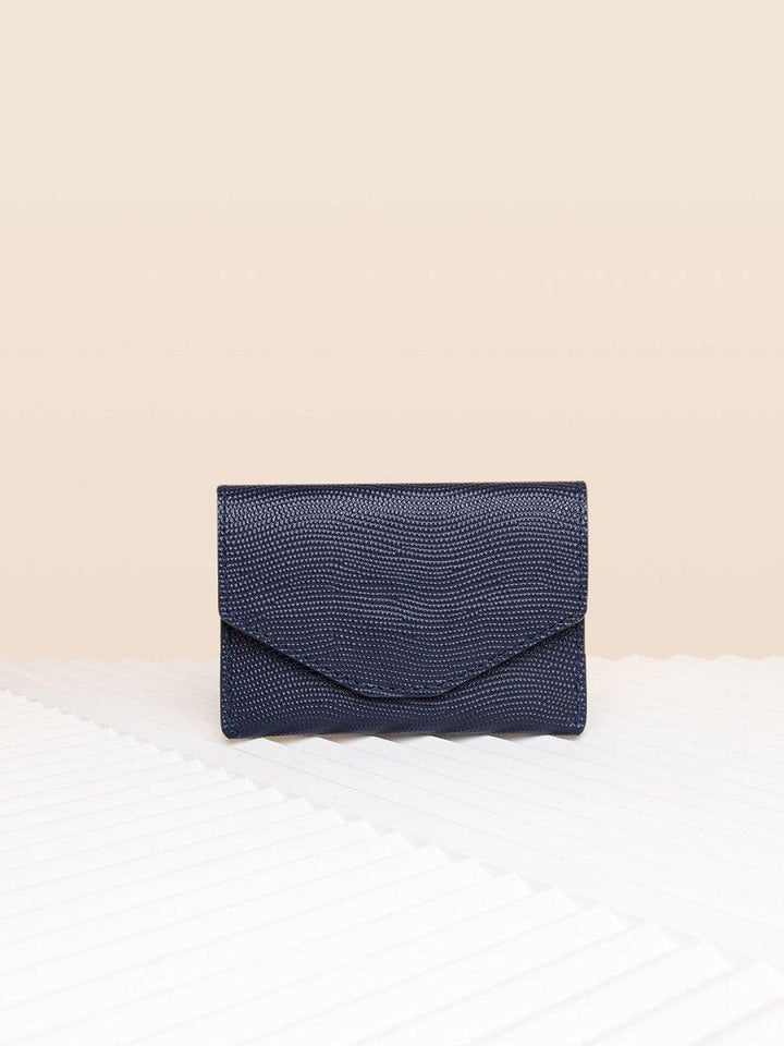 CARDHOLDER DARK BLUE SAFFIANO