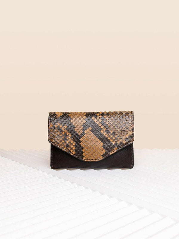 CARDHOLDER INDIAN BROWN PYTHON