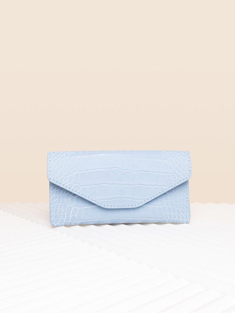 WALLET BLUE CROCO