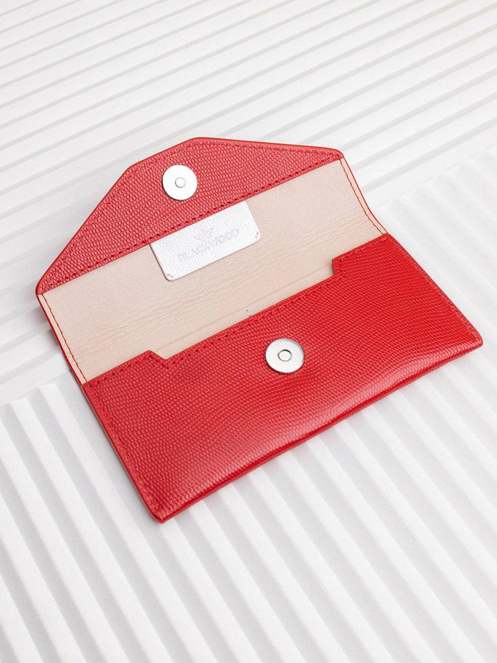 WALLET RED SAFFIANO