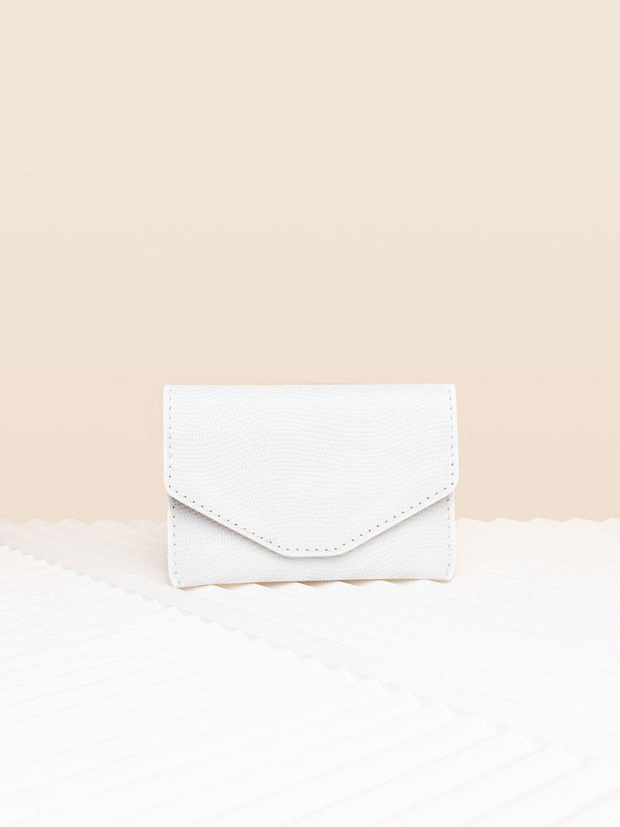 CARDHOLDER WHITE SAFFIANO