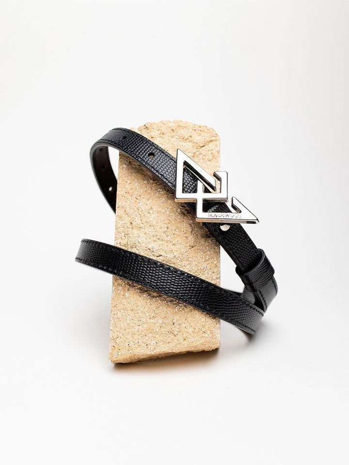 BELT BLACK SAFFIANO